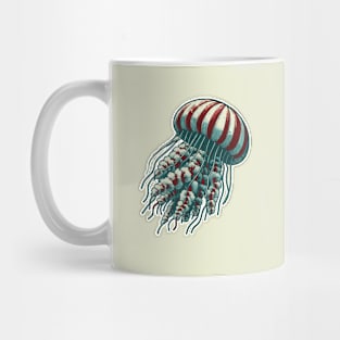 Jellyfish-Japanese Art Mug